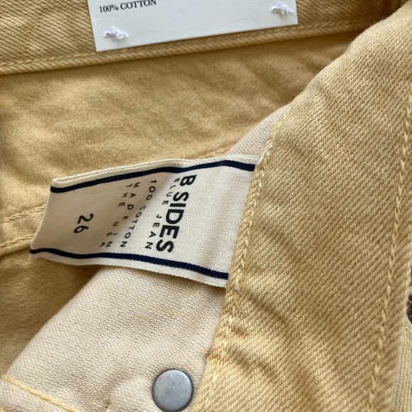 B sides lasso jean in yellow overdue NWT - Picture 5 of 7